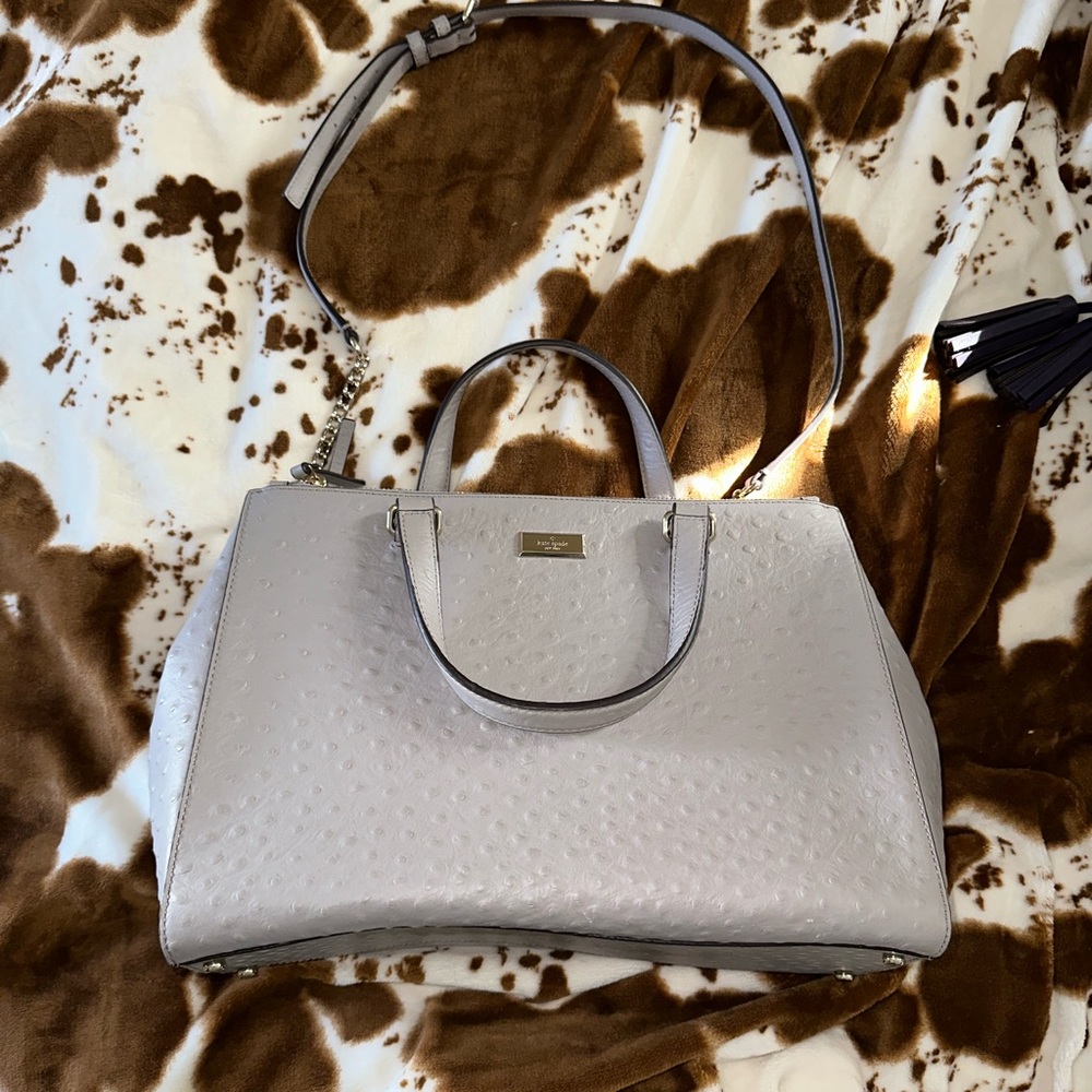 EXCELLENT minor used condition, Kate Spade Ostrich tote!